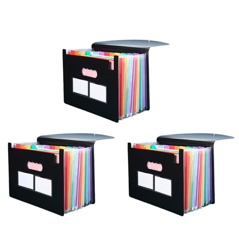 Expandable Accordion File Folder 13 Pockets - Superior-3X 13 Pockets Expanding File Folder