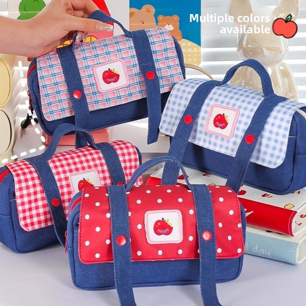 Denim Fruit Cowboy Pencil Case - огляд і ціна Aesthetic Large Pencil Case Pouch