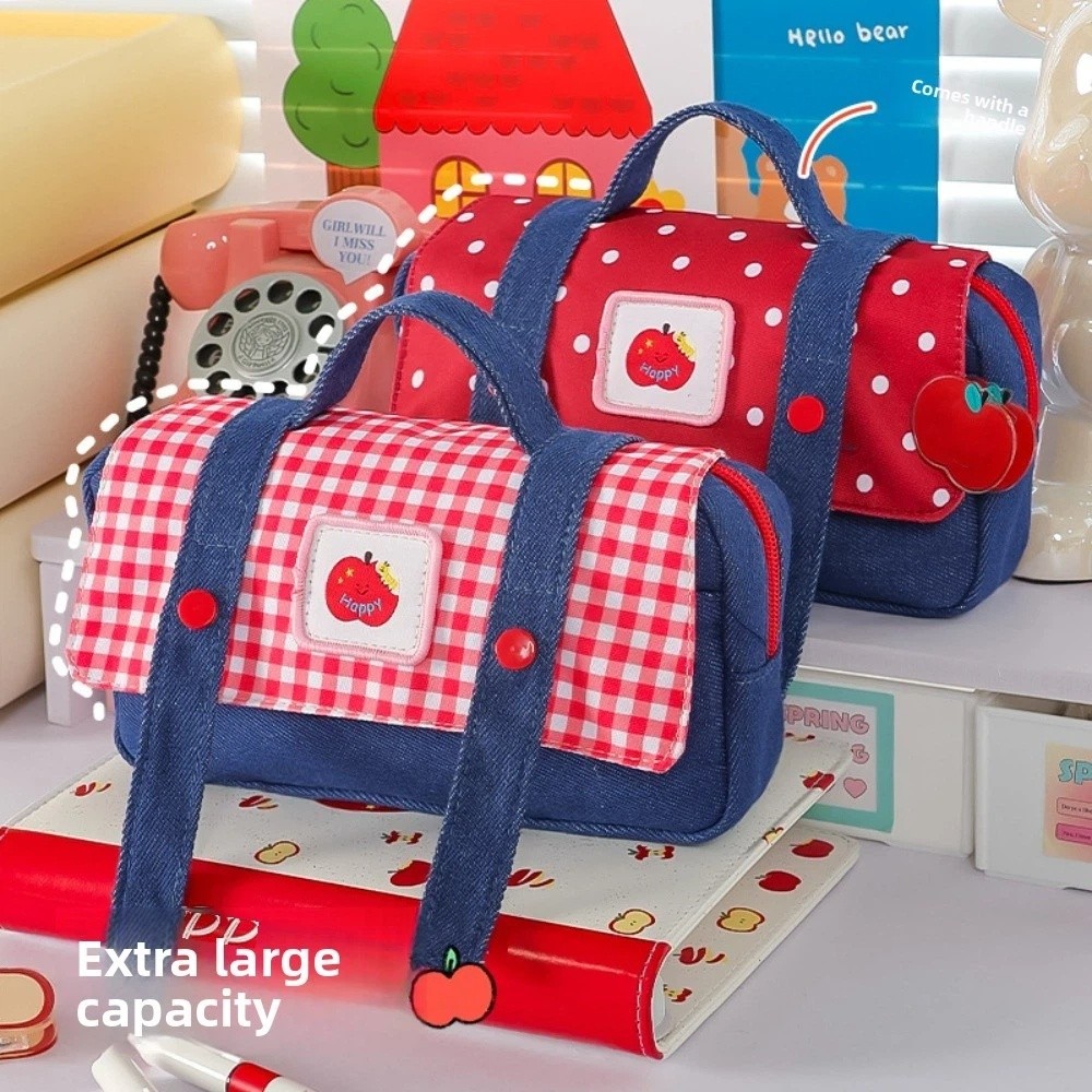 Denim Fruit Cowboy Pencil Case - огляд і ціна Aesthetic Large Pencil Case Pouch