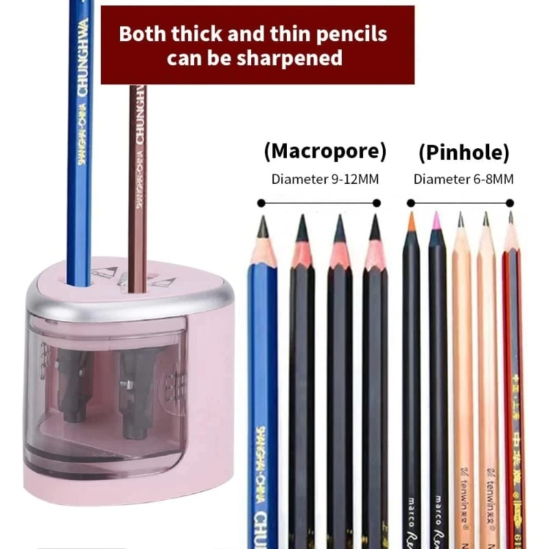 Upgraded Two-Hole Electric Pen - огляд і ціна Electric Pencil Sharpener Usb