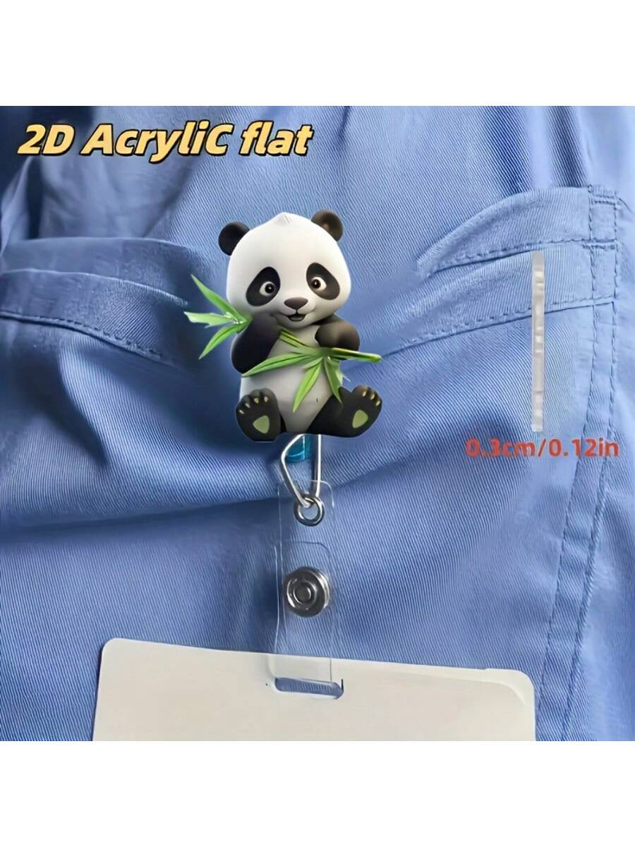 1PC Cute Cat Retractable Badge - огляд і ціна School Supplies