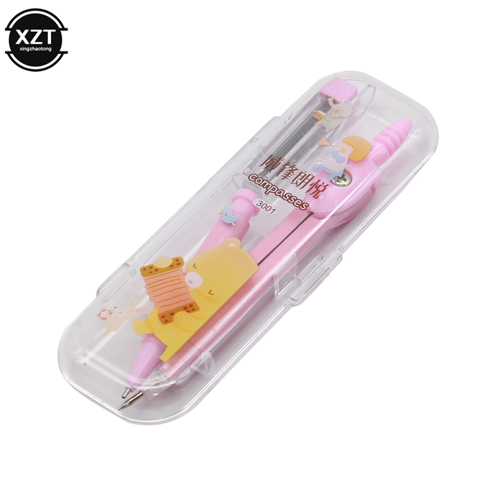 School Compass Cute Girl Stati - огляд і ціна Math Geometry Set With Compass
