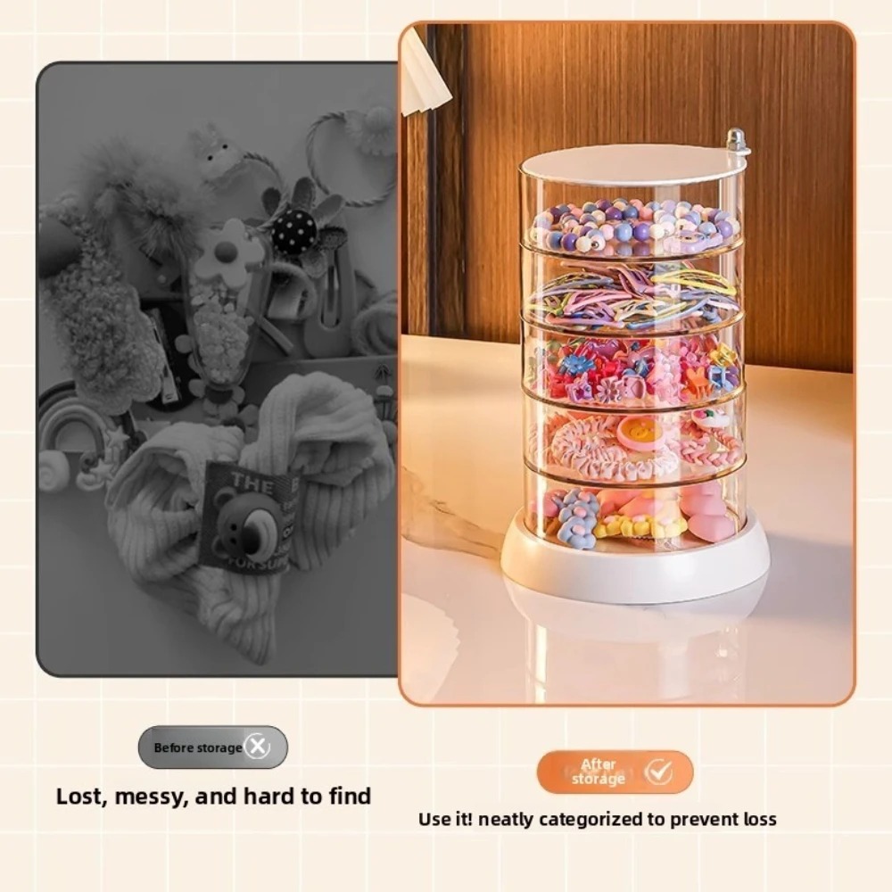 360 Rotating Clear Hair Access - огляд і ціна Desk Accessories