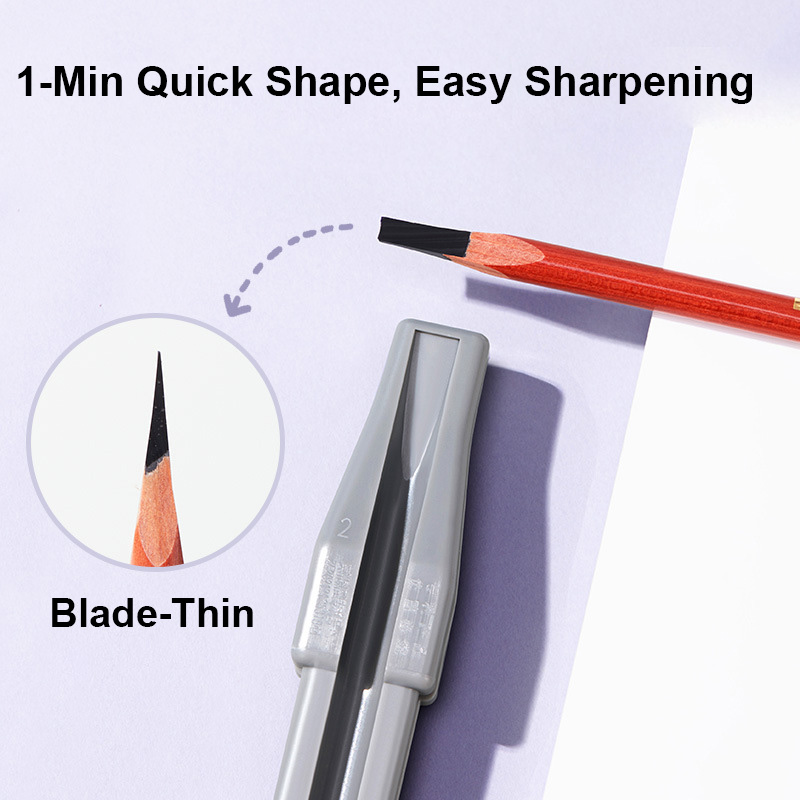 Wooden Eyebrow Pencil Sharpene - огляд і ціна Stationery