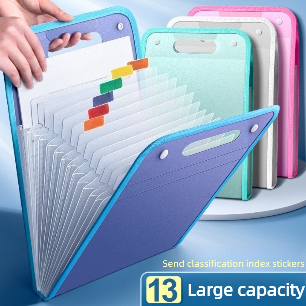 Translucent Accordion File Fol - огляд і ціна Expandable Accordion File Folder 13 Pockets