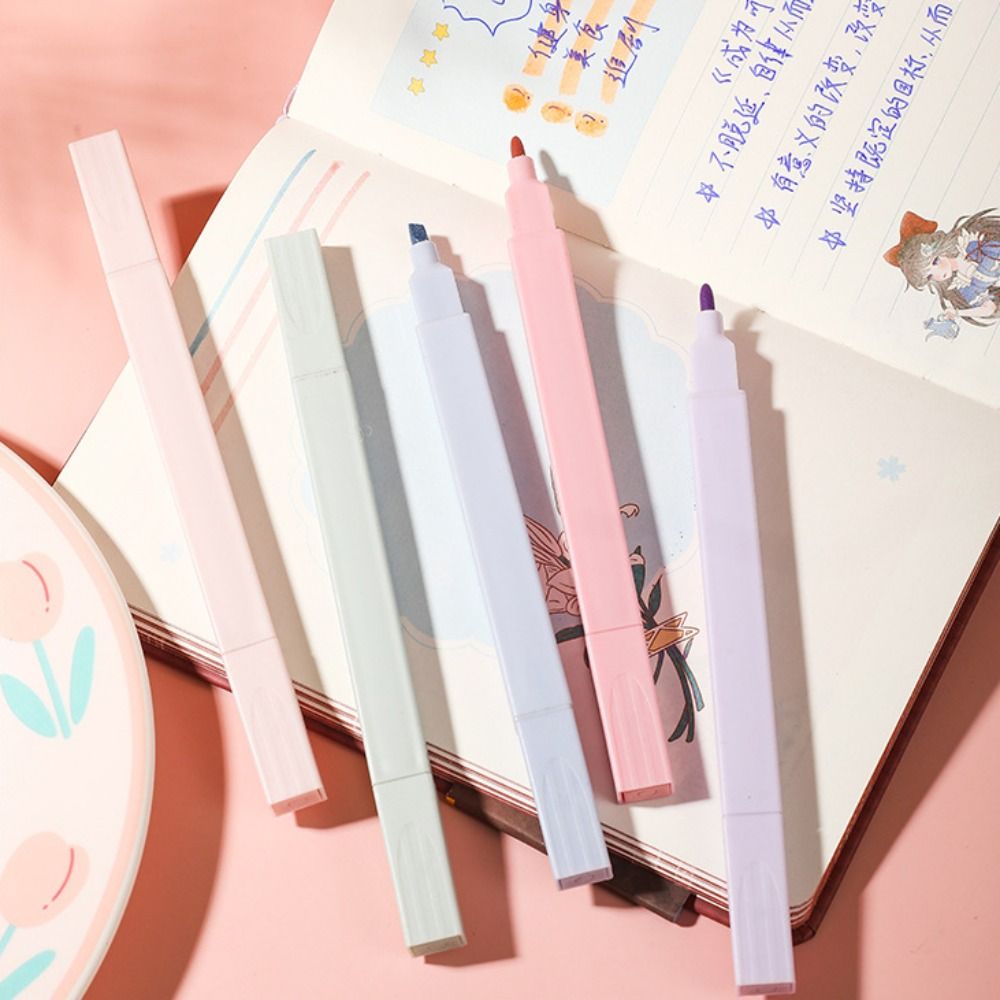 Double Headed Highlighter Pens - огляд і ціна Pastel Highlighter Set Double Ended