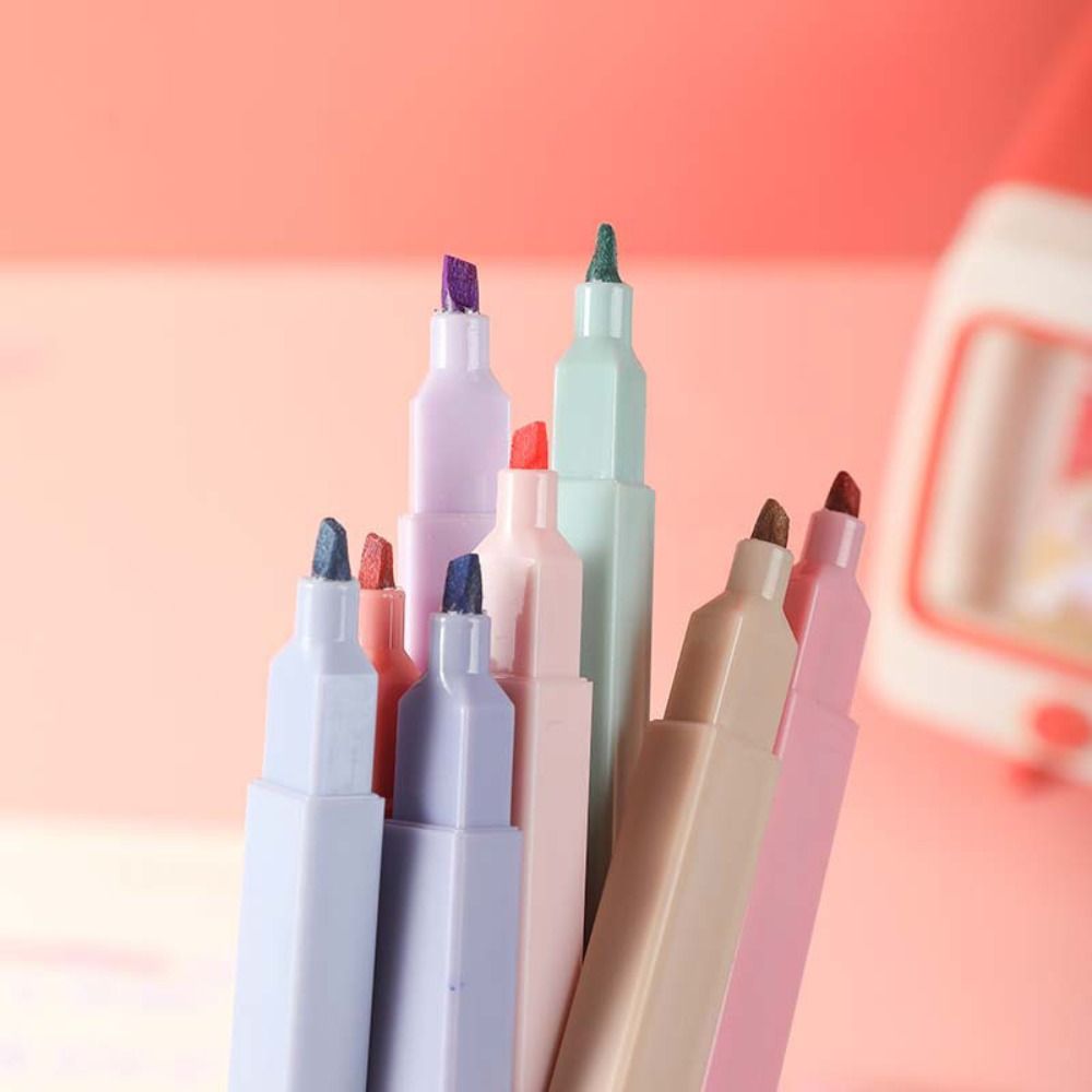 Double Headed Highlighter Pens - огляд і ціна Pastel Highlighter Set Double Ended