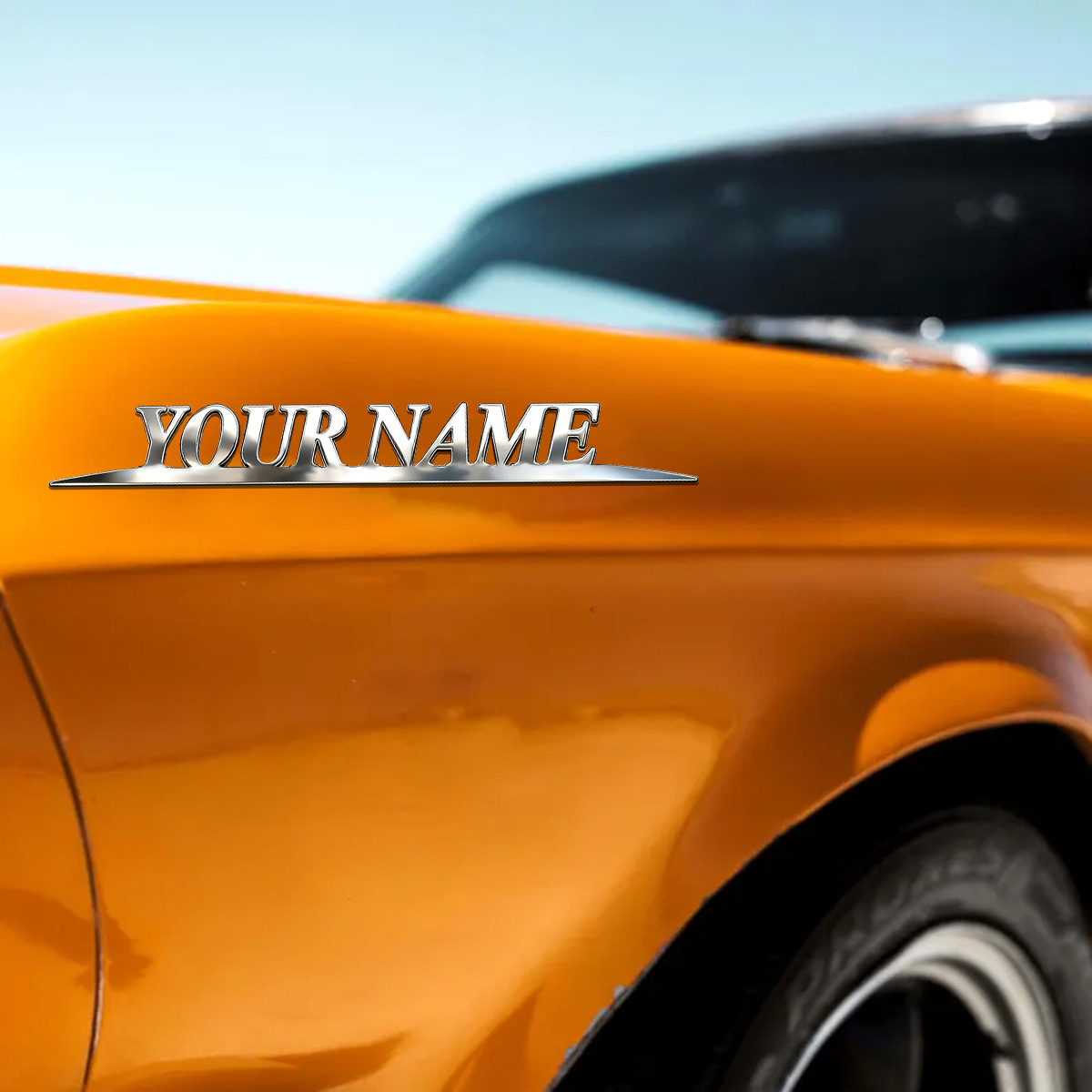 Metal Trendy YOUR NAME Sticker - огляд і ціна School Supplies