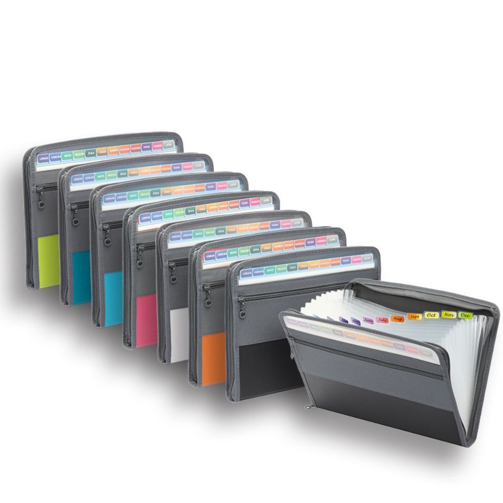 PVC Expanding File Organizer A - огляд і ціна Expandable Accordion File Folder 13 Pockets