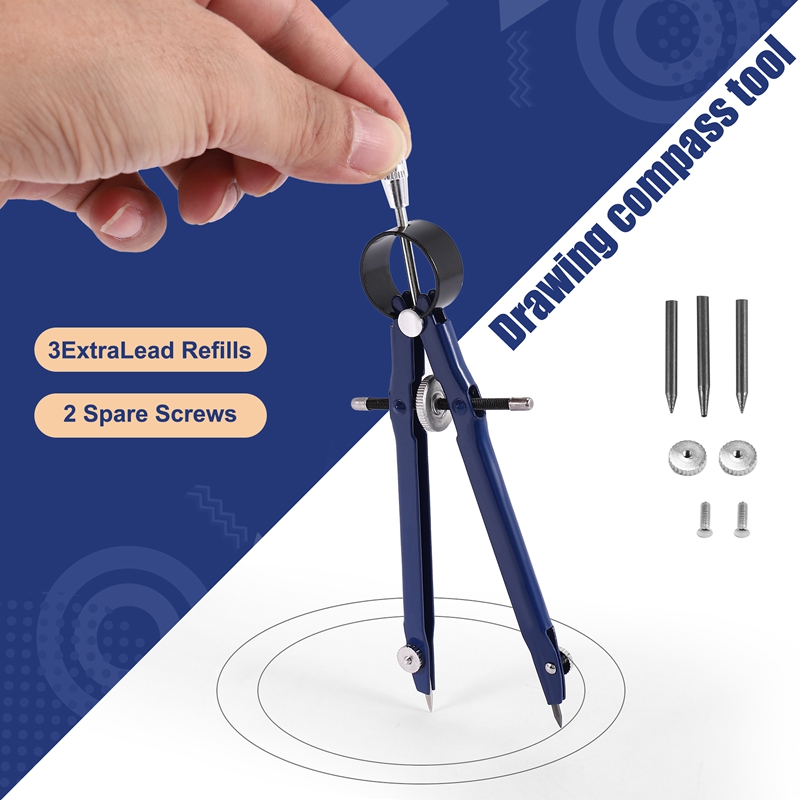 4pack X((Professional Compass, - огляд і ціна Math Geometry Set With Compass
