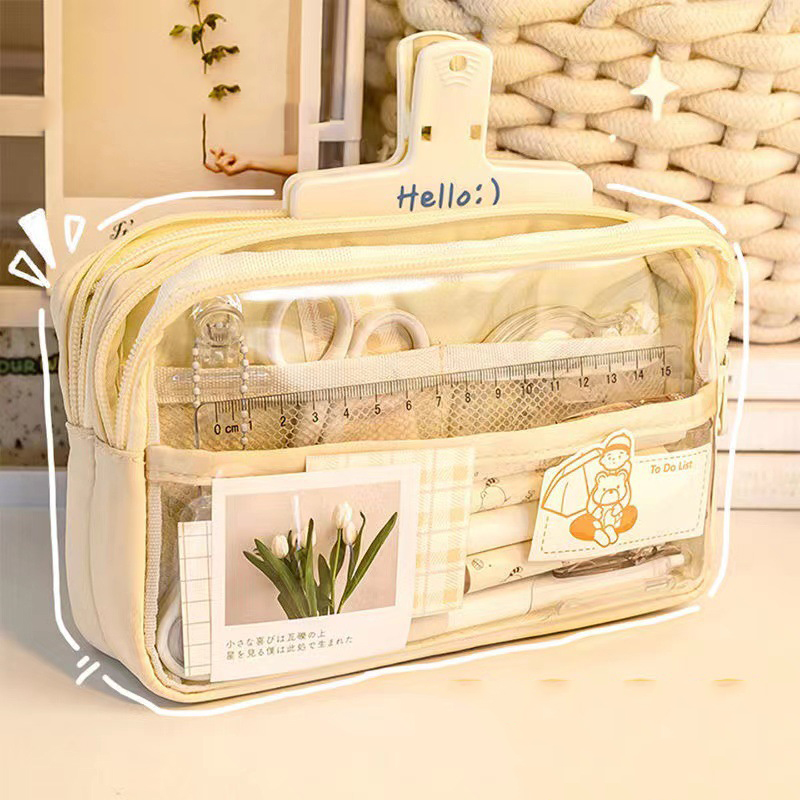 Aesthetic School Supplies Larg - огляд і ціна Aesthetic Large Pencil Case Pouch