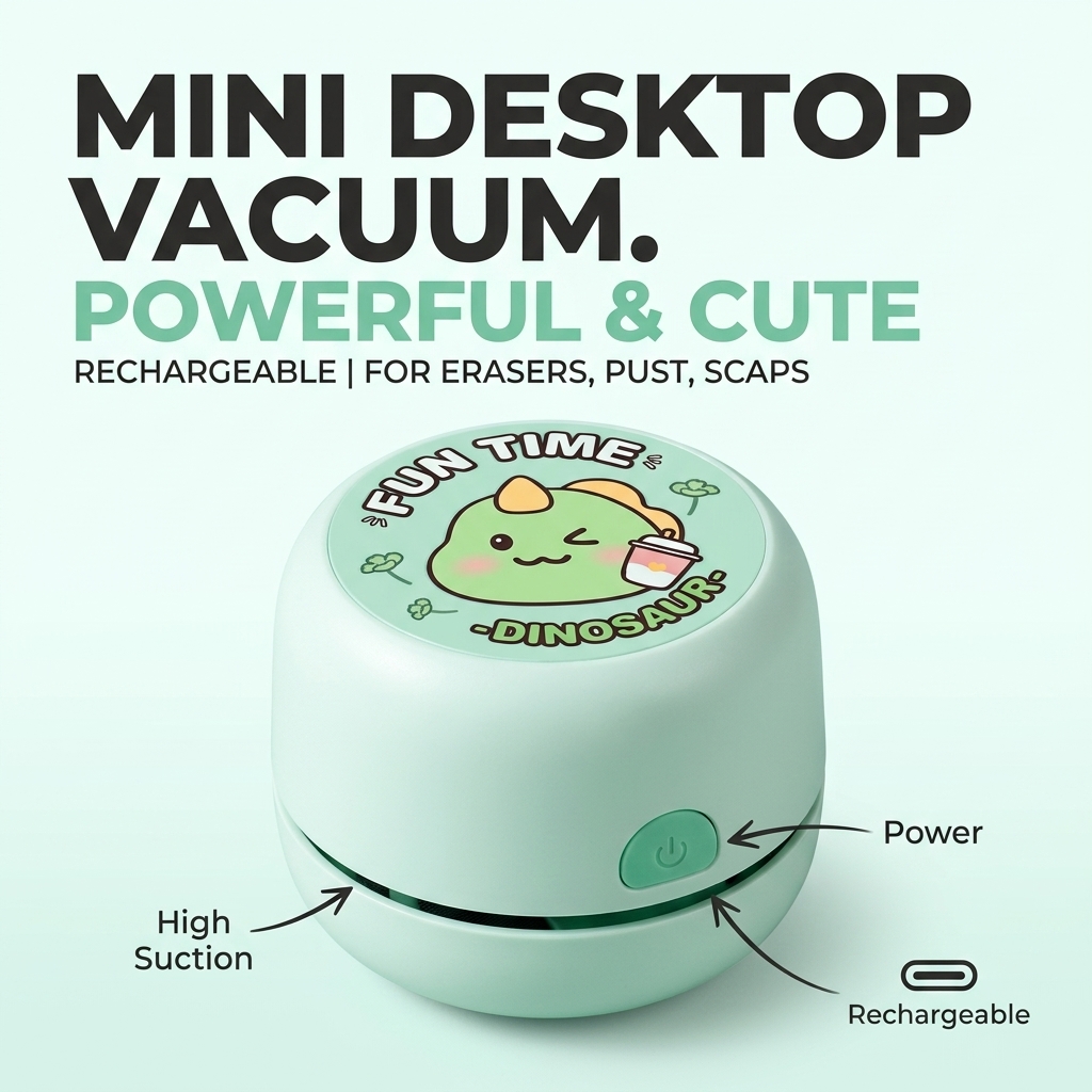 Desktop Vacuum Cleaner Mini Re - огляд і ціна Mini Desktop Vacuum Cleaner For Eraser Dust
