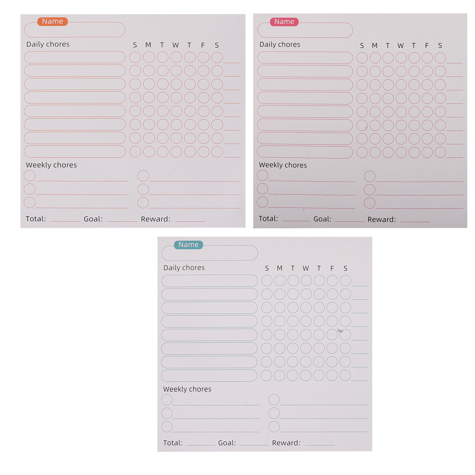 3Pcs Magnetic Whiteboard Weekl - огляд і ціна Kids Magnetic Reward Chart Board