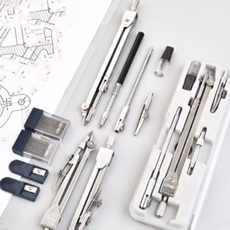 Stainless Steel Multifunctiona - огляд і ціна Math Geometry Set With Compass