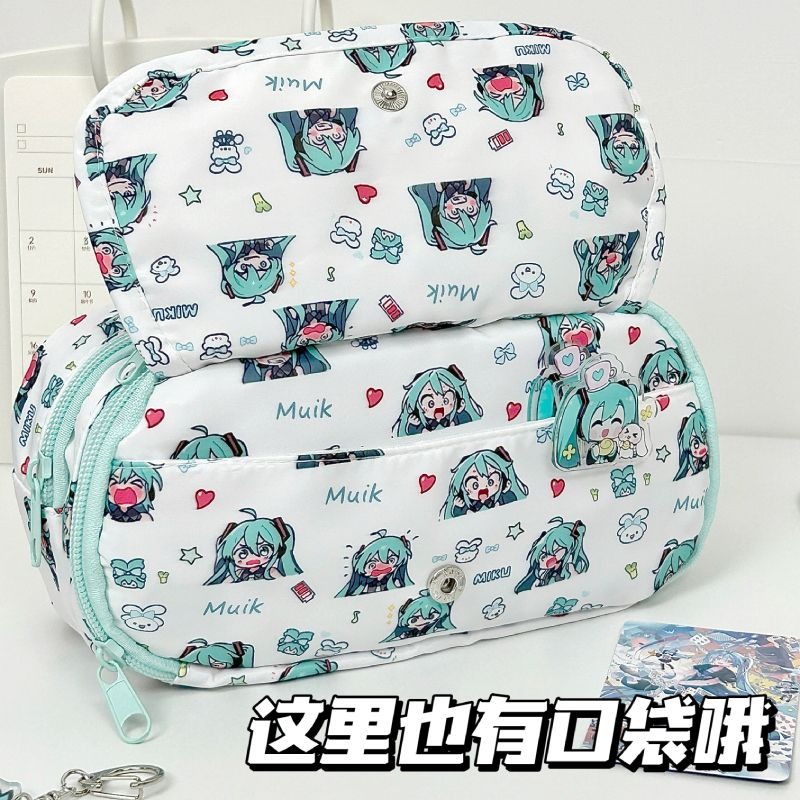 Hatsune Miku Pencil Bag Cute C - огляд і ціна Aesthetic Large Pencil Case Pouch
