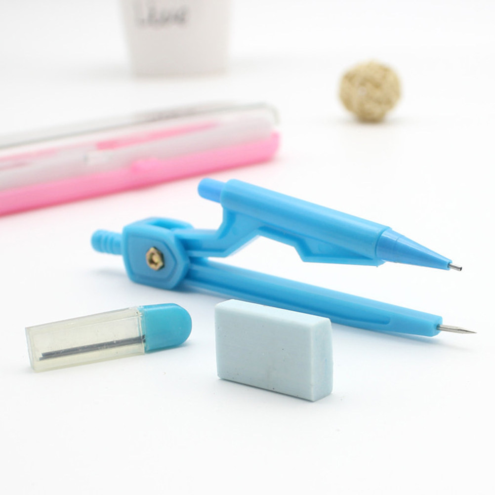 3Pcs Automatic Pencil Compass  - огляд і ціна Math Geometry Set With Compass
