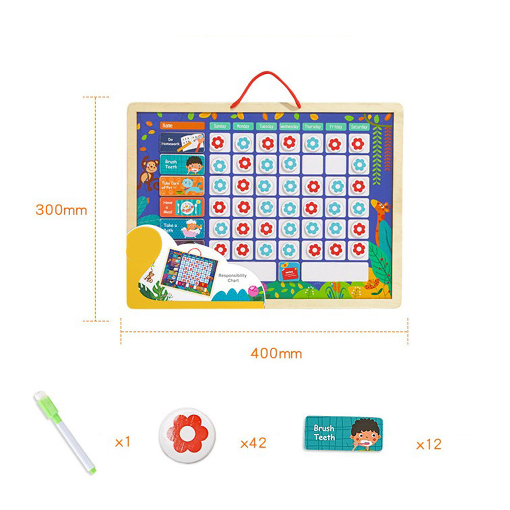 Kids Educational Magnetic Resp - огляд і ціна Kids Magnetic Reward Chart Board