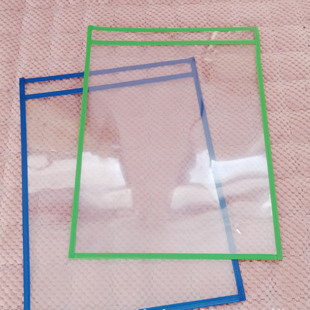 10Pcs Dry Erase Pockets Clear  - огляд і ціна Writing Tools