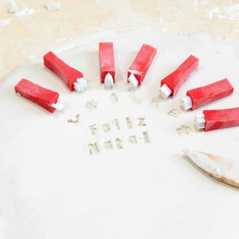 Christmas Style Alphabet Clay  - огляд і ціна Writing Tools